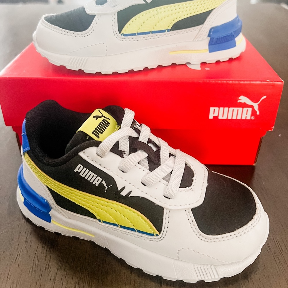 PUMA Little Kids Graviton Tech Sneakers ~ Size 8C